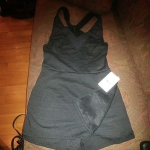 Free People black shorts jumper with cut out back